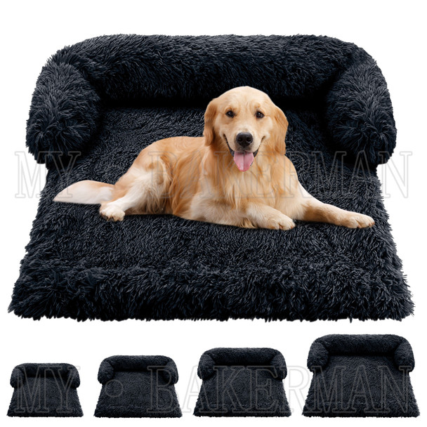 Dog Bed with Fluffy Cushion