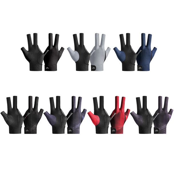 Open Finger Billiard Pool Gloves Adjustable Sticker Polyester Snooker Billiards Gloves Lightweight Reusable Training Accessories Open Finger Billiard Pool Gloves Adjustable Sticker Polyester Snooker Billiards Gloves Lightweight Reusable Training Accessories