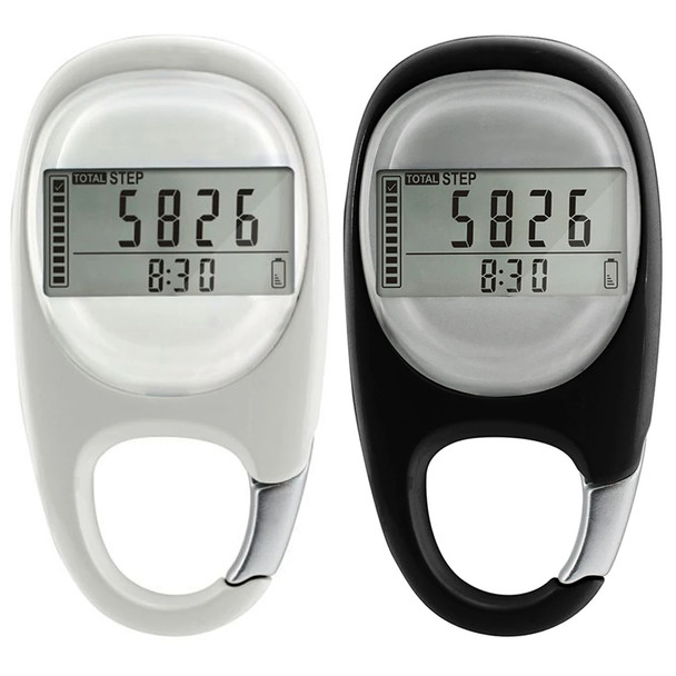 Step Counter Portable Digital Sports Calorie Counting Walking Distance Exercise Pedometer for Camping Hiking Fitness Equipment