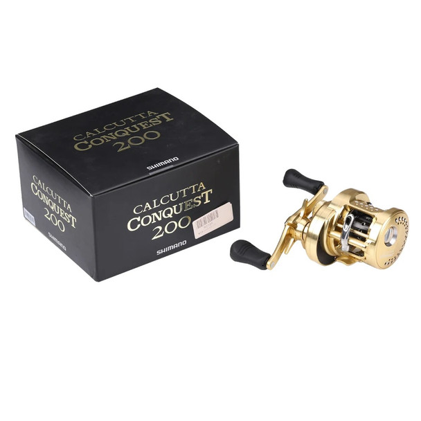 Last One! Shimano Original CALCUTTA CONQUEST 200 4.8:1 240g 12+1BB 6kg Baitcasting Fishing Reel Japan Reel Big Sea Round Profile Last One! Shimano Original CALCUTTA CONQUEST 200 4.8:1 240g 12+1BB 6kg Baitcasting Fishing Reel Japan Reel Big Sea Round Profile