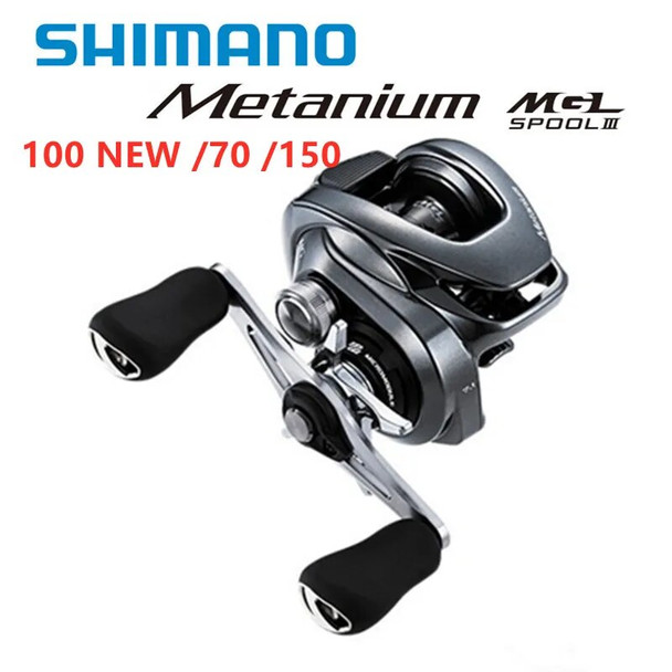 Original SHIMANO Metanium MGL 70 100 150 Right and Left Hand Low Profile Baitcasting Fishing reel