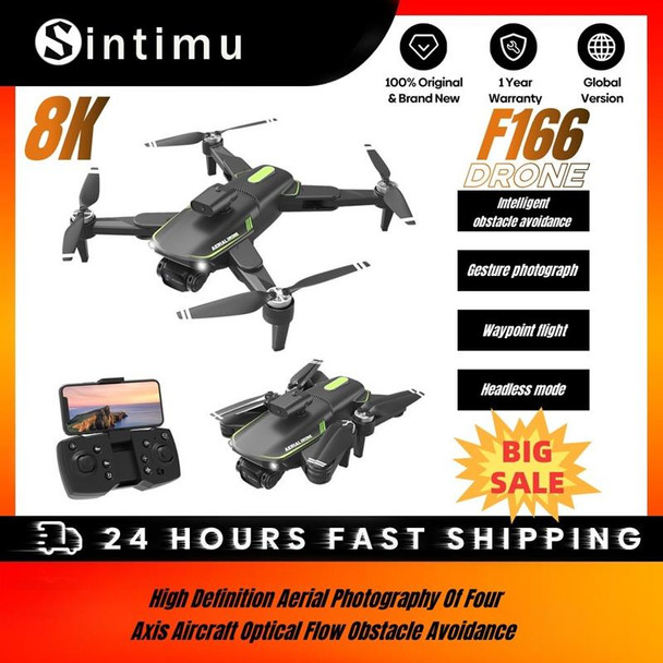 F166 8K Professional Drone 4K HD Dual Camera Four Sided Obstacle F166 8K Professional Drone 4K HD Dual Camera Four Sided Obstacle