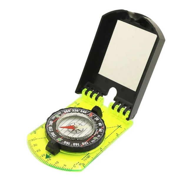 Professional Military Army Metal Sighting Outdoor Compass Clinometer Tools Camping Multifunctional Transparent Accurate Compass