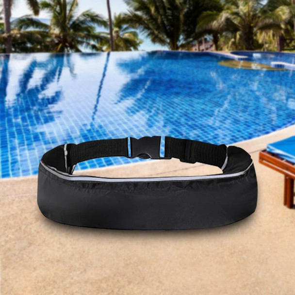 Inflatable Drifting Safety Life Belt Portable 100N Survival Suit Wear-resistant Safe Adjustable Webbing for Swimming Sea Fishing