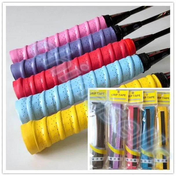 10pcs Tennis Racket Overgrips Anti-skid Sweat tape Absorbed Wraps Badminton Racquet OverGrip Fishing Skidproof Sweat Band grip