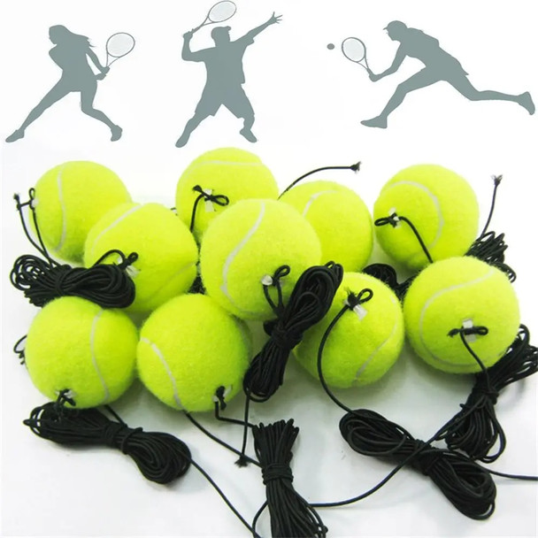 Professional Tennis Training Partner Rebound Practice Ball With 4m Elastic Rope Professional Tennis Training Partner Rebound Practice Ball With 4m Elastic Rope