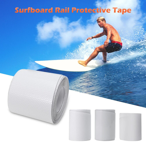 83'' / 75'' White SUP Board Protection Tape Surfboard Rail Protective Film Surf Leash Paddle Board Accessories protection edge