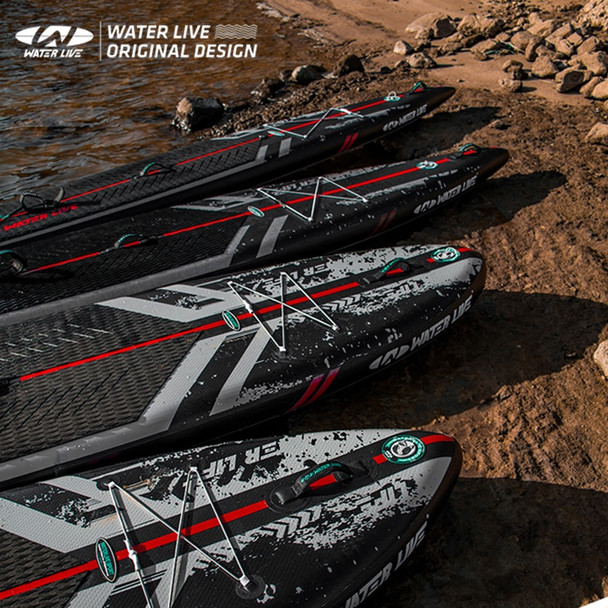 WATERLIVE 10'6'' Inflatable Sapboard Stand Up Paddle SUP Board Fun Water SAP Board Inflatable Funwater Wakeboard with Paddle