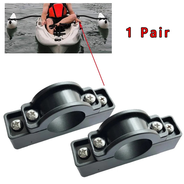 2 PCS Kayak Stabilizers Kayak Canoe Standing Float Stabilizer Outrigger Mount Holder Pole Clip Boat Accessories