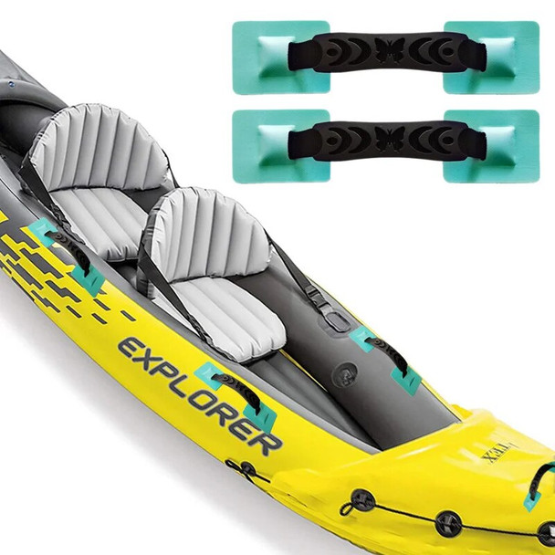 PVC Seat Strap Patch Fixed Webbing Carry Handle Grab Boat Handle for DIY Inflatable Boats Surfboard Canoe Kayak Armrest Surfing