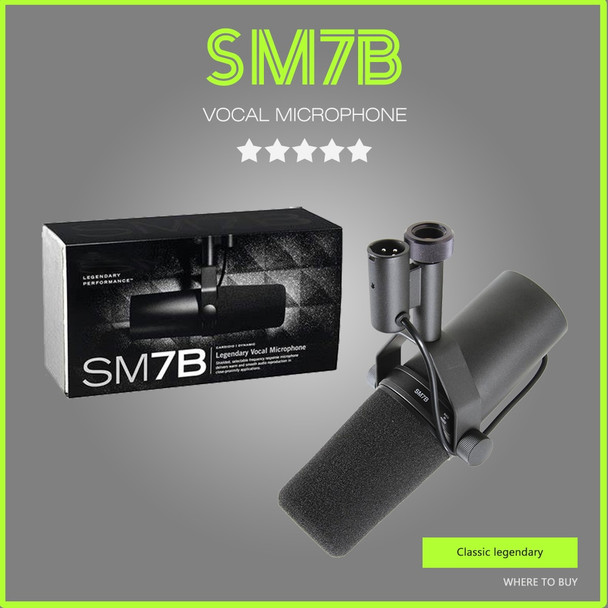 SM7B Cardioid Dynamic Microphone