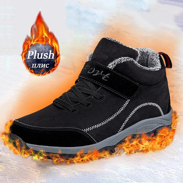 2023 Winter Men Boots Waterproof Snow Boots Man Warm Plush Hiking Sneaker Footwear Plus 48 Outdoor Non-slip Unisex Ankle Shoes
