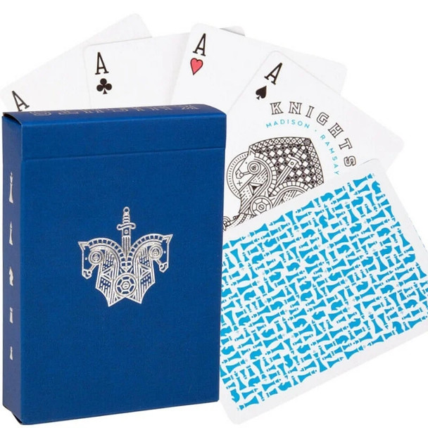Ellusionist Blue Knights Playing Cards Deck Magic Card Games Magic Tricks Props for Magician