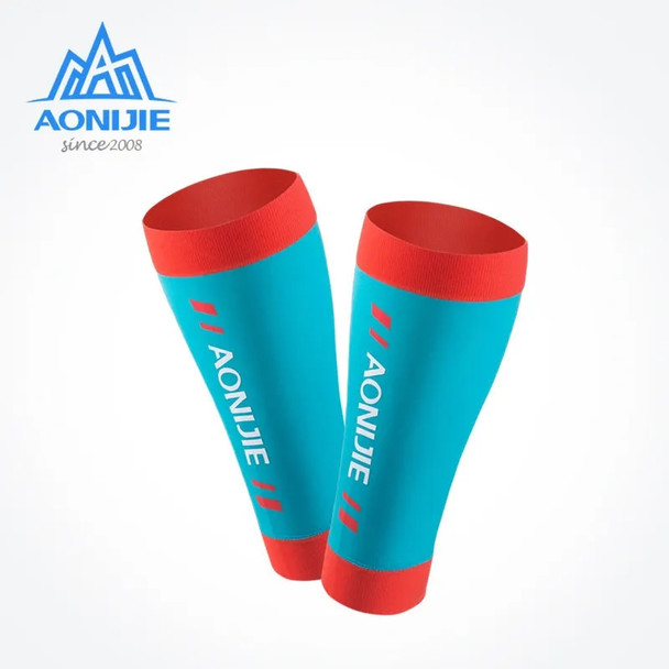 AONIJIE 1Pair Leggings Protective Sports Compression Calf Sleeve Safety Breathable Warm Running Hiking E4068 E4405