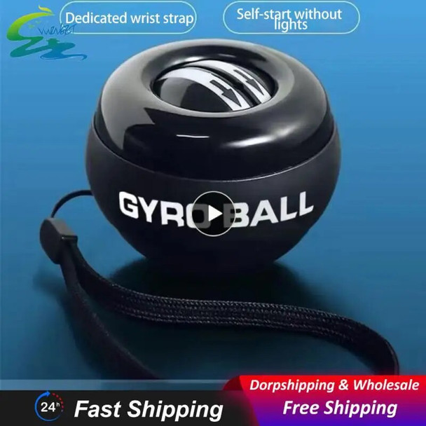 Gyro Stainless Steel Auto Start Range Gyro-powered Wrist Ball Arm Hand Muscle Strength Trainer Strong Force Power Balls