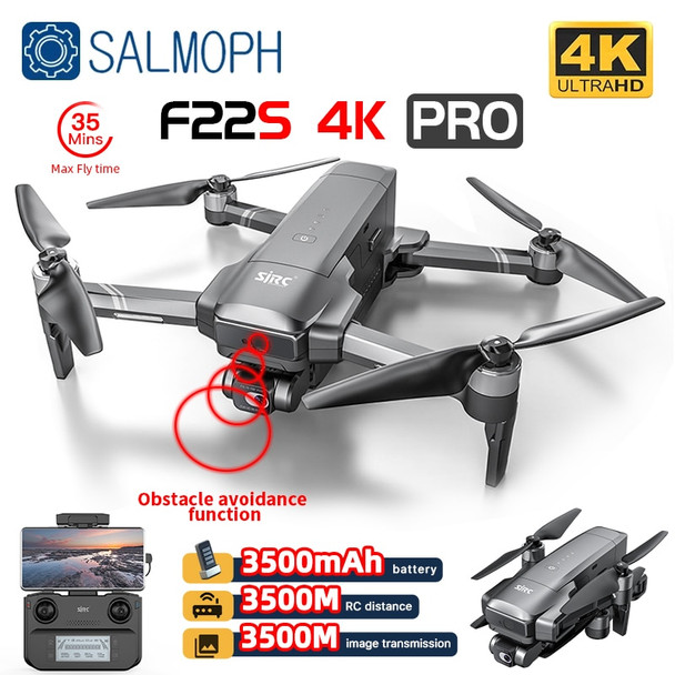 Sjrc F22s 4k Pro Drone With Camera 3.5km 5g Wifi Gps Eis 3-axis