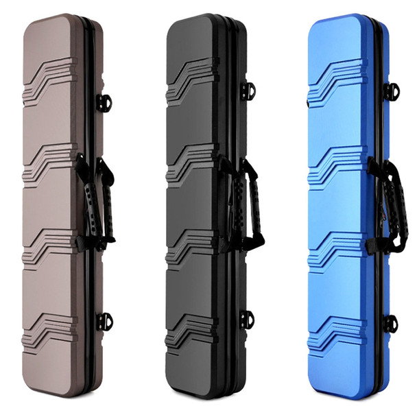 New 80CM-125CM Portable Fishing Rods Bag Waterproof Tackle Gear Bags ABS Hard Shell High Capacity Thicken Fishing Reel Lure Box