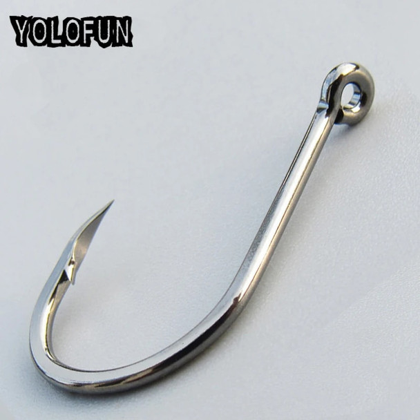 50pcs/ Lot octopus Fishing Hooks High Carbon Chmical Sharpen Barbed Circle Hook Tackle Set 5C Point Hardness Supplier Fishhooks
