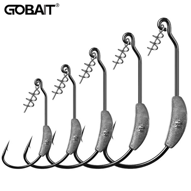 Jig Crank Head Barbed Hook 2g 3g 5.25g 7g Soft Lure Worm Offset Fishhook Spring Lock Pin Pesca for Texas Rigs Fishing Tackle Jig Crank Head Barbed Hook 2g 3g 5.25g 7g Soft Lure Worm Offset Fishhook Spring Lock Pin Pesca for Texas Rigs Fishing Tackle