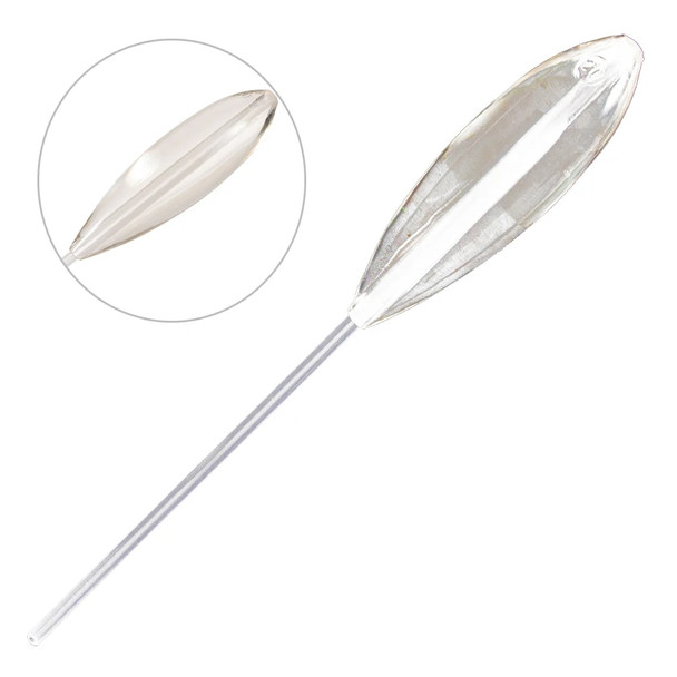 15-50g Acrylic Fishing Float Transparent Sinkend Type Casting Bobbers Clear Bombarda Sinking Fly Fishing Spinning Floats Pesca