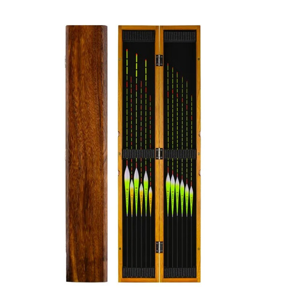 12 Pcs / Lot High Sensitive Float Set for Crucian Float Eye-catching Thick Tail Bottom Fish Float Pesca Accesorios Mar