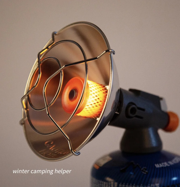Portable Mini Heater Outdoor Keep Warm Tool Camping Windproof Stainless Steel Gas Butane Heater With Storage Box