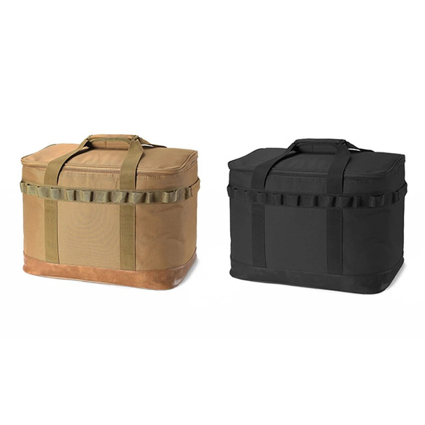 Utensils Kit Organizer Large Capacity Outdoor Picnic Storage Sack Waterproof Tableware Bag Multi Functional for Traveling Hiking