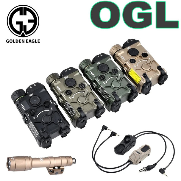 WADSN OGL Metal RedGreenBlueIR Dot Aiming Laser Indicator+M300M600 Flashlight Hunting Tactical Airsoft Accessorie Picatinny Rail