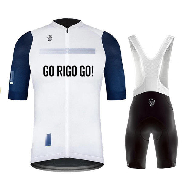 GO Rigo GO Cycling Jersey Breathable Set 2023 Teamquickdrying Bicycle Cycling Clothing Bib Shorts Suits Bike Clothes Uniform