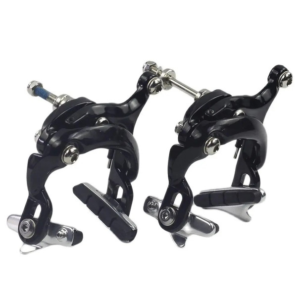 Black Aluminum Alloy Bicycle V & Caliper Brake for Brompton pikes element Folding Bicycle Friction Wheel Brake