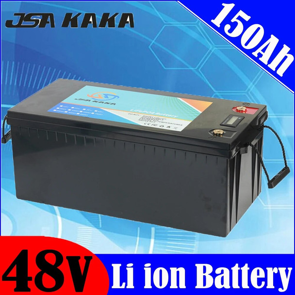 ebike battery 48v 100ah 150ah electric bicycle bike lithium battery For 2000w 3000w 5000w tricycle solar energy storage scooter