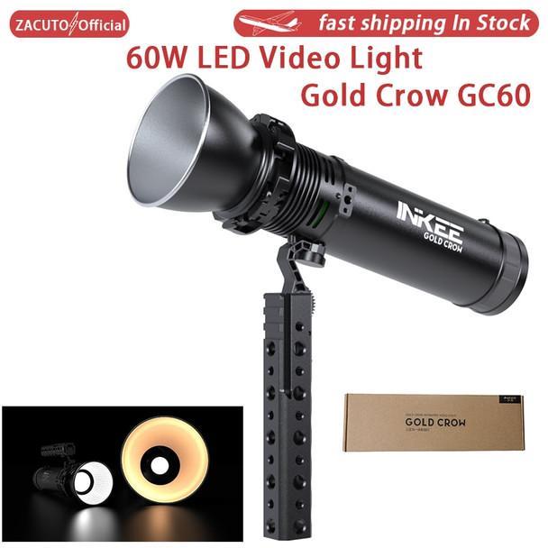 Inkee Gold Crow Gc60 60w Led Video Light 2700-6500k Photography