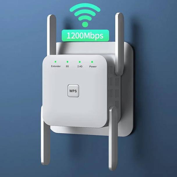 5G Repeater WiFi Long Range 1200Mbps Wifi Extender Router Enhanced Signal Wi fi Amplifier Wi-fi Booster 300Mbps Wi-fi Repeater