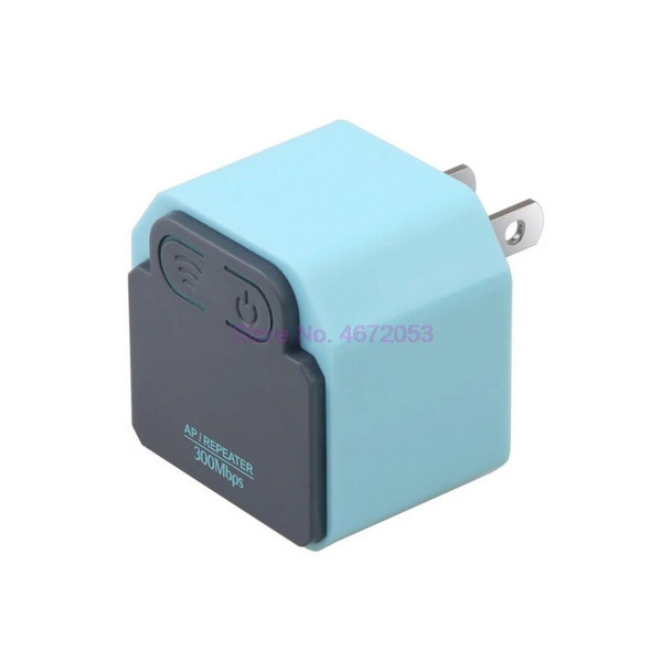 100pcs 300Mbps Wireless WiFi Repeater 2.4Ghz AP Router 802.11N Wi-fi Signal Amplifier Range Extender Booster With US EU Plug