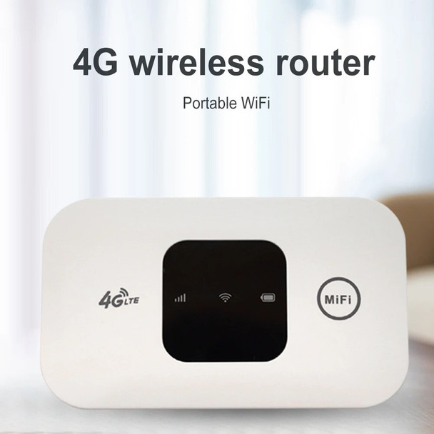 4G Pocket WiFi Router Portable Mobile Hotspot 150Mbps 4G Wireless Router with SIM Card Slot Wide Coverage Broadband