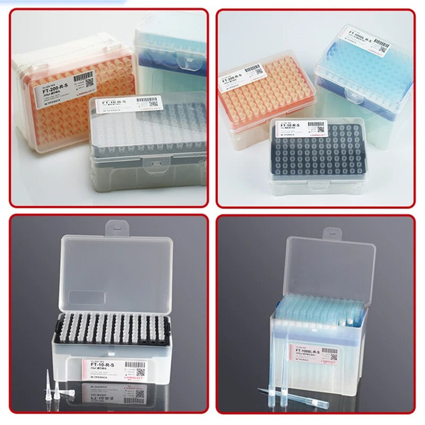 1set Lab 10ul/200ul/1000ul Plastic Pipettor Tip Box with Pipette Filter Tips For Experiment