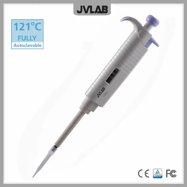 MicroPette Plus Autoclavable Pipettor Single Channel Fixed Volume Completely Autoclave Pipette Pipet 121(C) Fully Sterilize