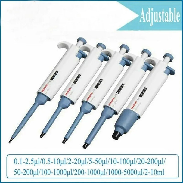 1Pcs Dragon Lab Single Channel Manual Adjustable Pipettor TopPette Pipette Pipettor All Size Available