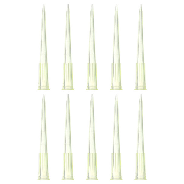 1000Pcs 200ul Laboratory Pipette Tips PP Plastic Autoclavable Universal Liquid Transfer Pipette Pipettor Tips with Measurements