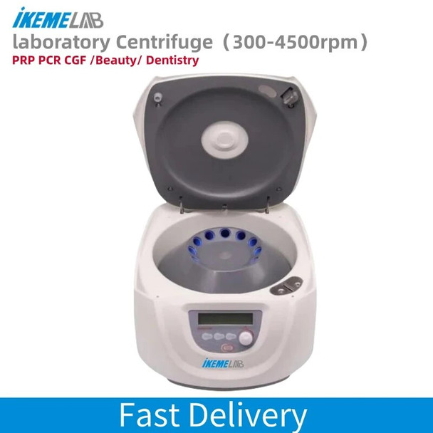 IKEME Centrifuge DM0412P PRP PCR CGF Centrifuge Slow Speed 300-4500rpm For Tube 15ml*8 10ml*12 Laboratory Beauty Dentistry Hot