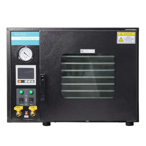 ZOIBKD 0.9 Cu Ft 25L 5-Side Heating Vacuum Drying Oven with 7 Shelves Stainless Steel Vacuum Chamber