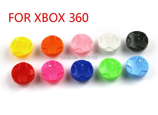 1pc For XBOX 360 Plastic thumbstick sticks analog Cross Buttons Dpad D-pad for xbox 360 wired wireless controller joystick