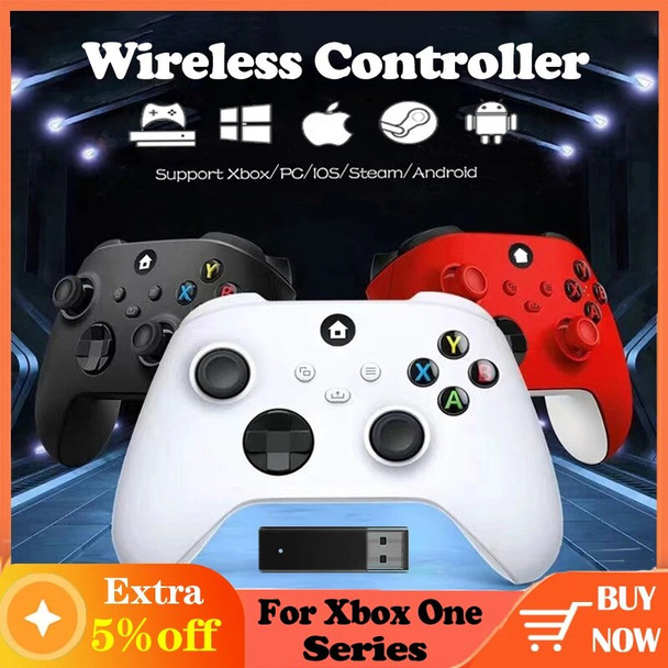 Original Wireless Controller for Xbox Series One X/S Joystick With Receiver for Windows PC Controller for Gamepad Multi Color