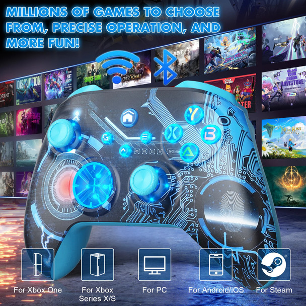 Bluetooth Controller For Xbox One/Series S/Series X/PC Game Stick Video Game Consoles Rocker IOS Androids Smartphone Gamepad