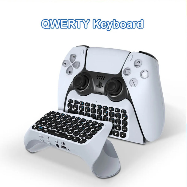 Wireless Keyboard Controller For Playstation 5 Gamepad Mount Mini Keypad Keyboard Handle Bluetooth-compatible 3.0 Built in Speak