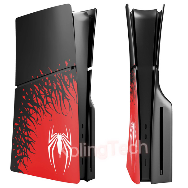New Custom Separated Dustproof Side Panels Spider Faceplate for PS5 Slim Console Cover Plates Accessories for Playstation 5 Slim