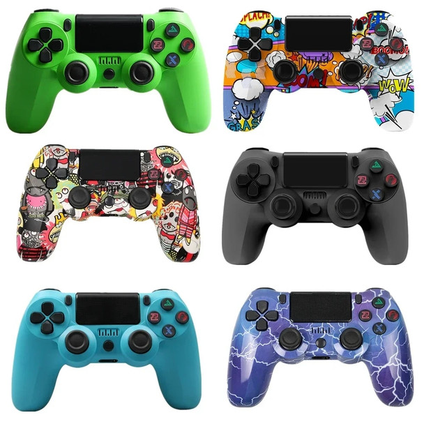 Wireless Bluetooth Gamepad for PS4 Controller Fit for PS4/Slim/Pro Console PS4 PC Joystick PS3 Controle Console Smart Vibration