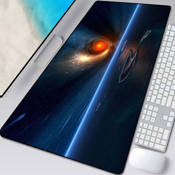 Space Mouse Pad Gamer Anti-slip Rubber Gaming Mousepad Keyboard Laptop Computer Speed Mice Mat Oversized Office Pad Mouse Mat