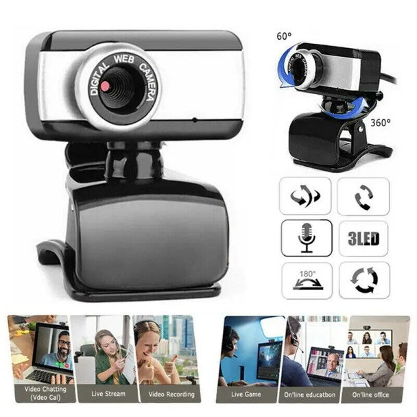 New Portable 1080p Computer Camera With Microphone Video Cameras Universal Webcam For Laptop Desktop Conference Webcam Camera