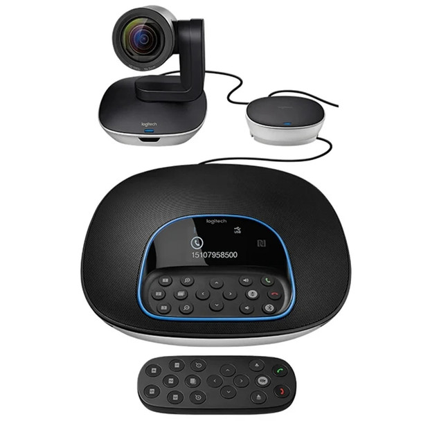 Logitech CC3500e Group Video Conferencing Bundle with Expansion Microphone HD 1080p Logitech Webcam